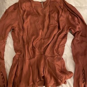 NWT Young, Fabulous, and Broke MIDI Slit skirt top set